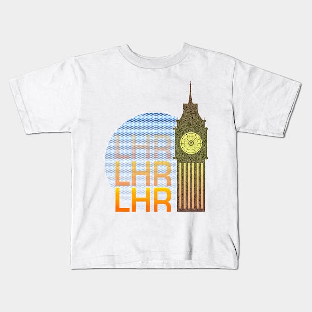 London LHR Kids T-Shirt by scoffin